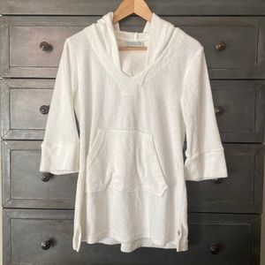 NWOT! Water Water terrycloth beach coverup. White. Small